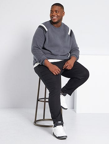 Pull color block éco-conçu