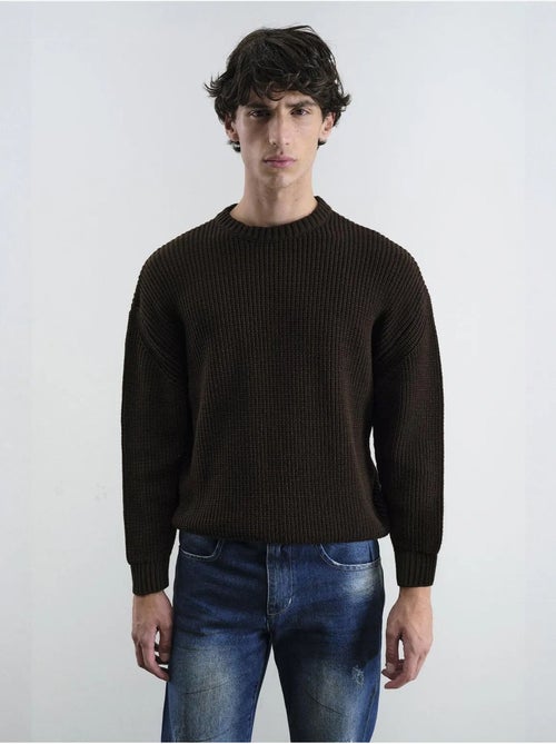 Pull côtelé à col rond giesto comfort fit - Kiabi Pull côtelé à col rond giesto comfort fit - Kiabi