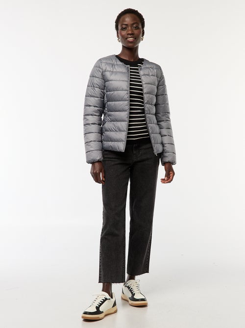 Pull côtelé manches longues - Kiabi