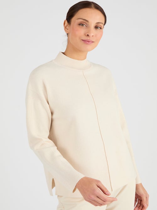 Pull côtelé Thermolactyl - Damart - Kiabi