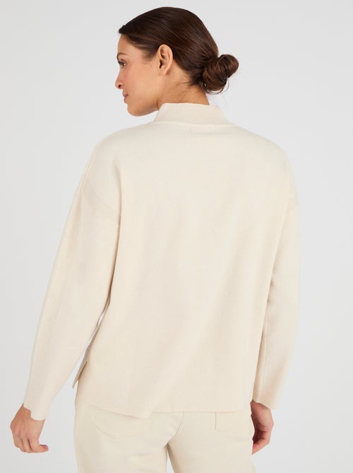 Pull côtelé Thermolactyl - Damart - Kiabi