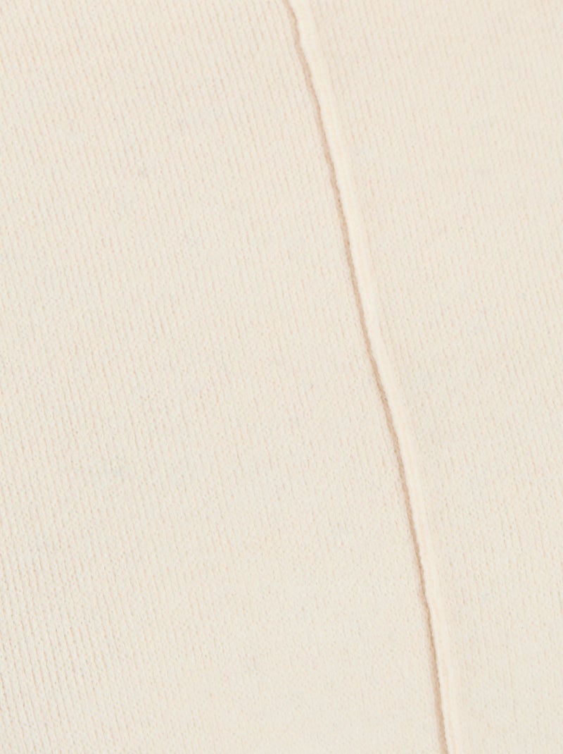 Pull côtelé Thermolactyl - Damart Blanc cassé - Kiabi