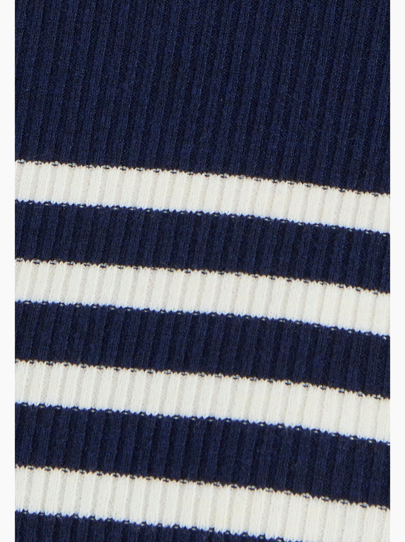 Pull côtelé uni ou rayé thermolactyl - damart Blanc cassé - Kiabi