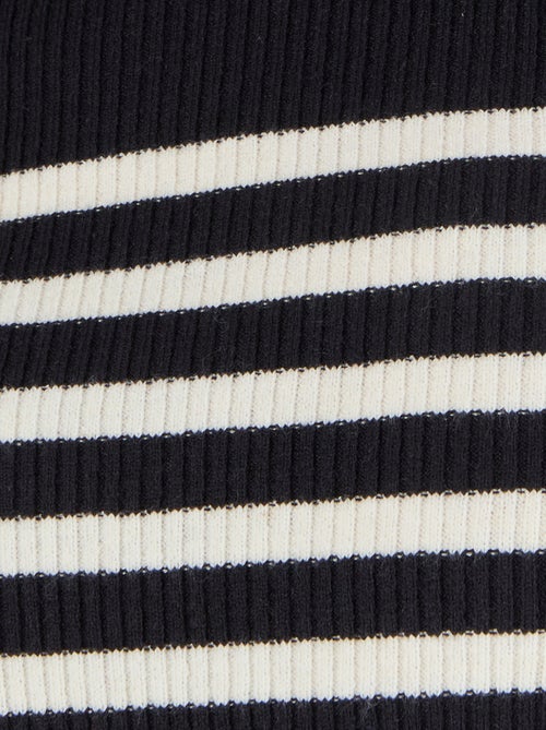 Pull côtelé uni ou rayé thermolactyl - damart - Kiabi Pull côtelé uni ou rayé thermolactyl - damart - Kiabi