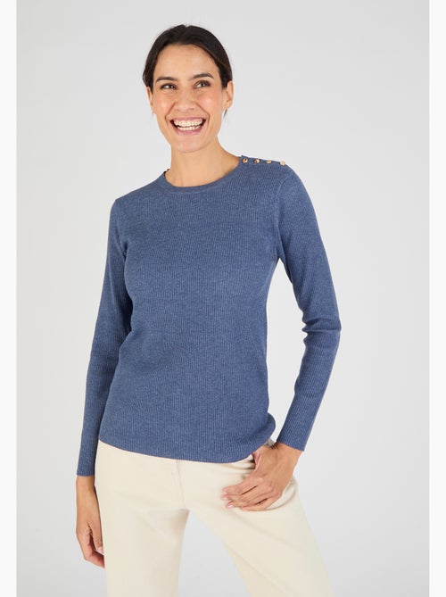 Pull côtelé uni ou rayé thermolactyl - damart - Kiabi Pull côtelé uni ou rayé thermolactyl - damart - Kiabi