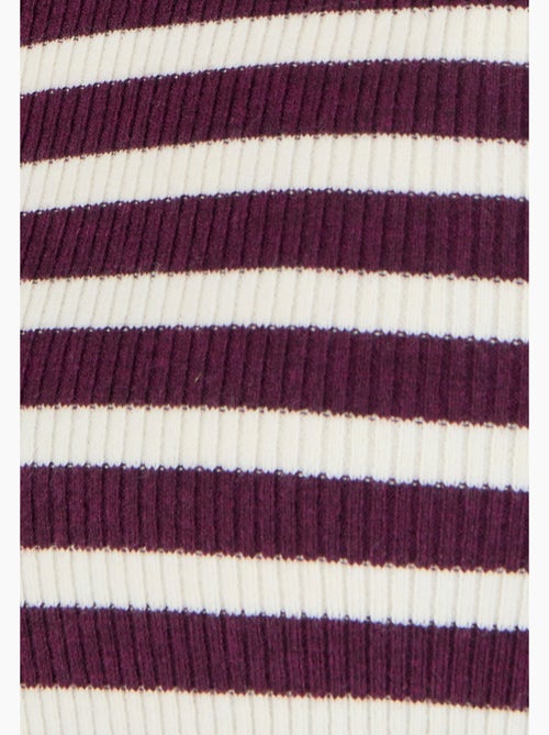 Pull côtelé uni ou rayé Thermolactyl - Damart - Kiabi