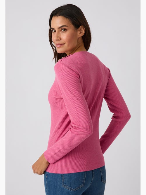 Pull côtelé uni ou rayé thermolactyl - damart - Kiabi