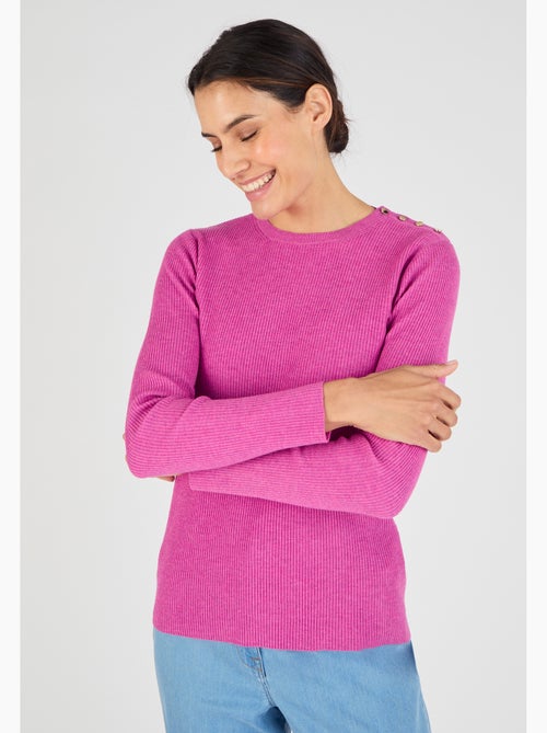 Pull côtelé uni ou rayé thermolactyl - damart - Kiabi Pull côtelé uni ou rayé thermolactyl - damart - Kiabi