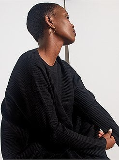 Pull côtelée - Kiabi