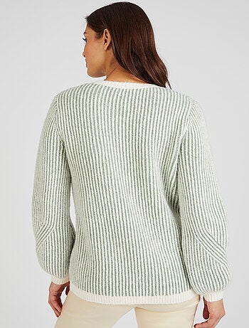 Pull côtes anglaises Thermolactyl - Damart