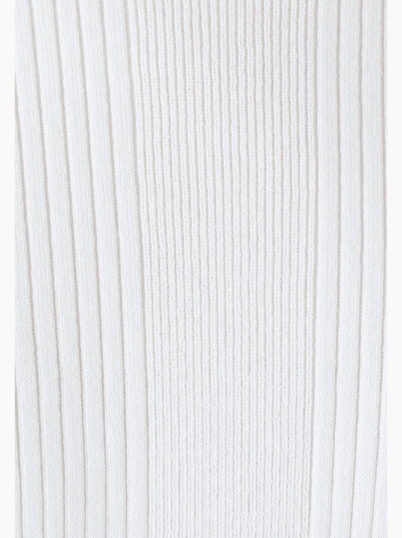 Pull côtes plates fantaisie - Damart Blanc cassé - Kiabi
