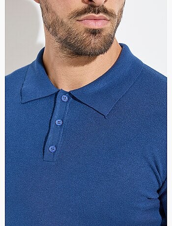 Pull coupe ajusté fine jauge col polo - AFIBEL