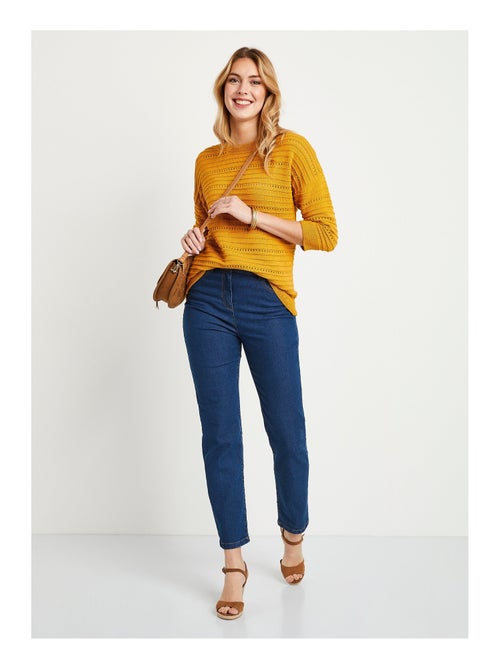 Pull court ajouré manches 3/4 - Afibel - Kiabi