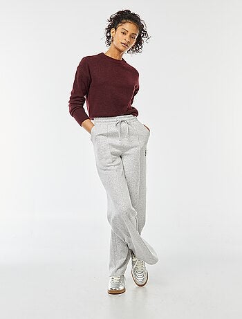 Pull crop top en maille douce