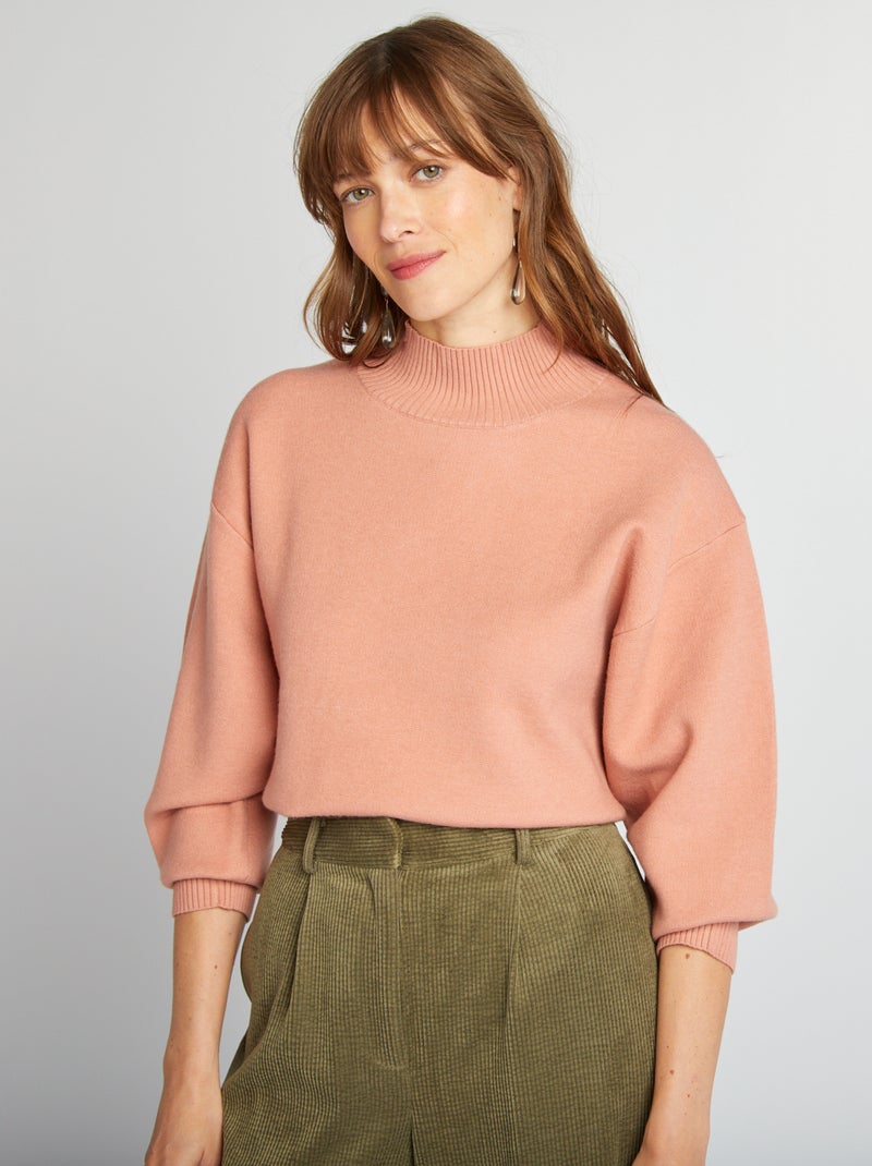 Pull crop top large rose - Kiabi