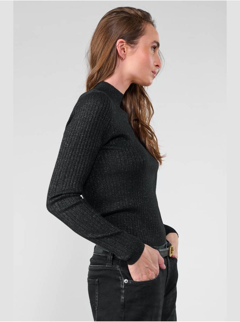 Pull cruza 'le temps des cerises' Noir - Kiabi