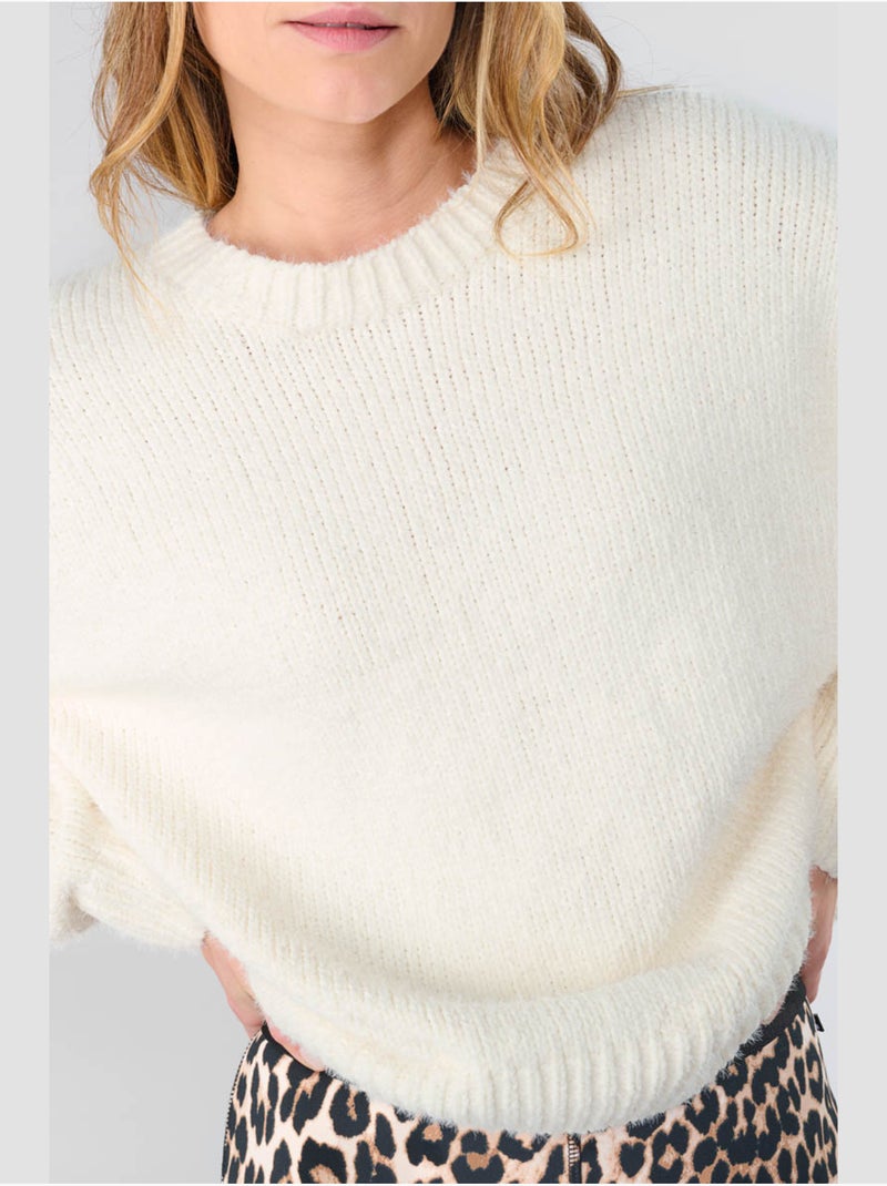 Pull DAISY 'Le Temps Des Cerises' Blanc - Kiabi