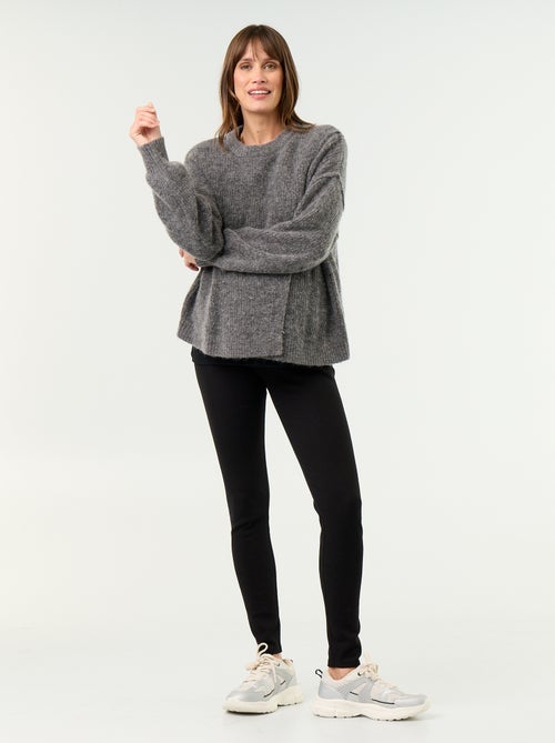 Pull d'allaitement en laine mélangée - Kiabi