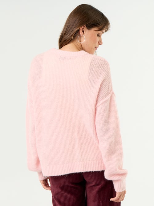 Pull d'allaitement en laine mélangée - Kiabi