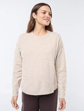 Pull d'allaitement en maille douce