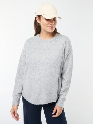 Pull d'allaitement en maille douce