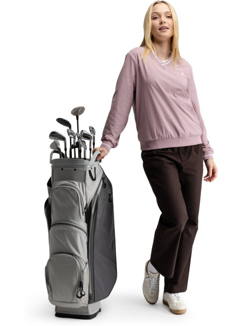 Pull de golf coupe-vent femme golf femme stinger-w Rose - Kiabi