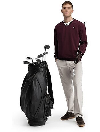 Pull de golf coupe-vent homme golf homme stinger cherry