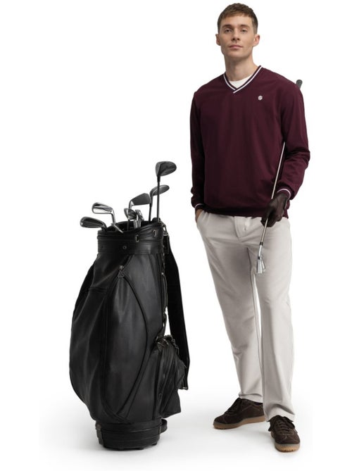 Pull de golf coupe-vent homme golf homme stinger cherry - Kiabi Pull de golf coupe-vent homme golf homme stinger cherry - Kiabi