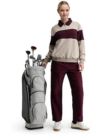 Pull de golf demi-zip femme golf femme eagle-w sand