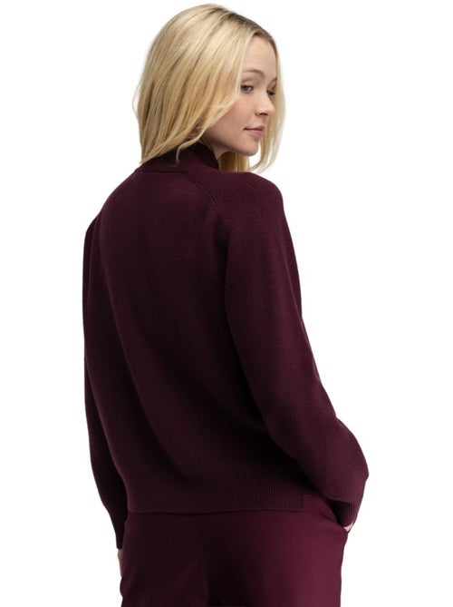 Pull de golf demi-zip femme golf femme fade-w cherry - Kiabi