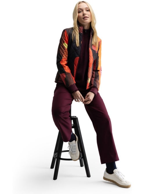 Pull de golf demi-zip femme golf femme fade-w cherry - Kiabi