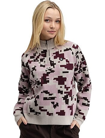 Pull de golf demi-zip femme golf femme fade-w