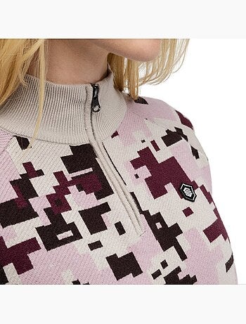 Pull de golf demi-zip femme golf femme fade-w