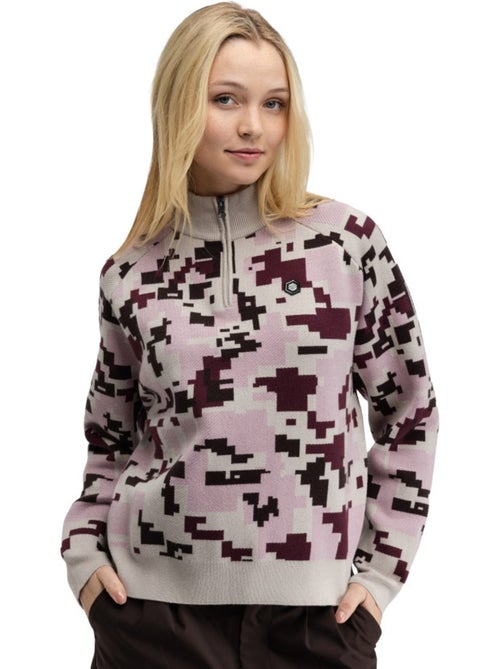 Pull de golf demi-zip femme golf femme fade-w - Kiabi Pull de golf demi-zip femme golf femme fade-w - Kiabi