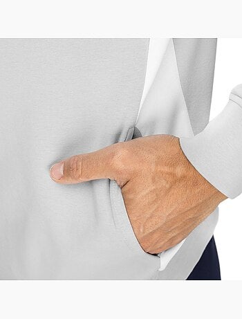 Pull de golf demi-zip homme golf homme divot gray