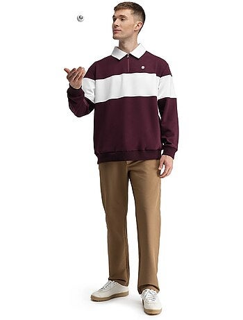 Pull de golf demi-zip homme golf homme eagle cherry