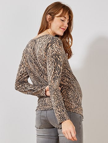 Pull de grossesse maille extra-douce - Kiabi