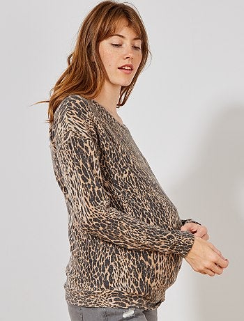 Pull de grossesse maille extra-douce - Kiabi