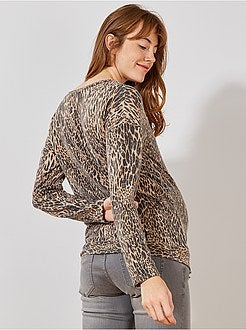 Pull de grossesse maille extra-douce - Kiabi