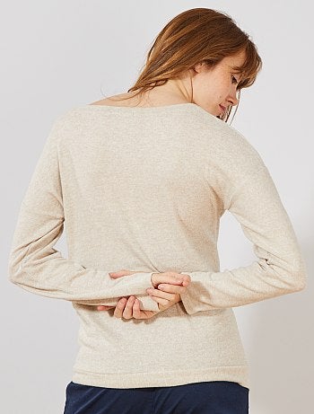 Pull de grossesse maille extra-douce - Kiabi