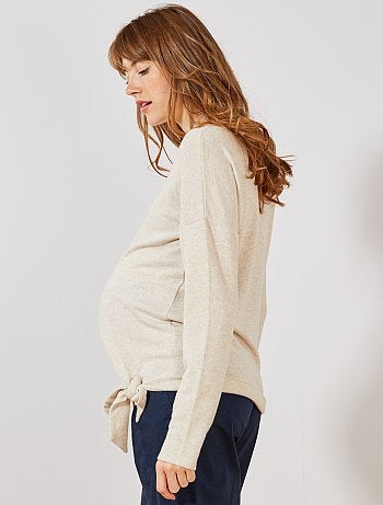 Pull de grossesse maille extra-douce - Kiabi