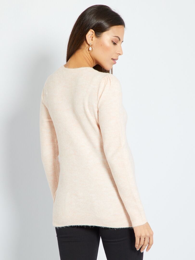 Pull de grossesse Rose - Kiabi