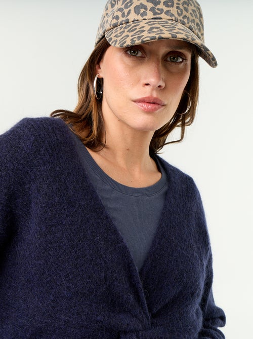 Pull de maternité cropped twisté - Kiabi