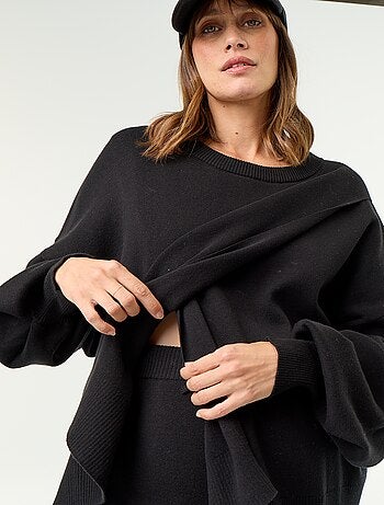Pull de maternité uni