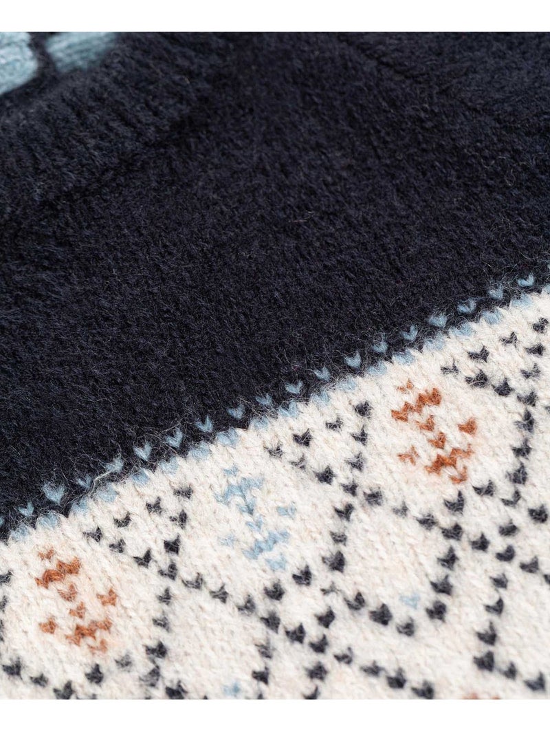 Pull de Noël - Terre de Marins Beige - Kiabi