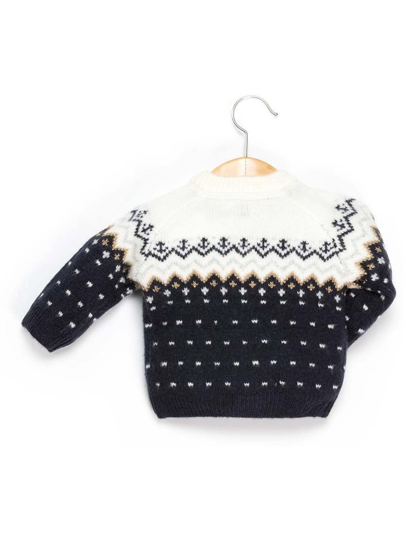 Pull de Noël - Terre de Marins Bleu Bleu - Kiabi