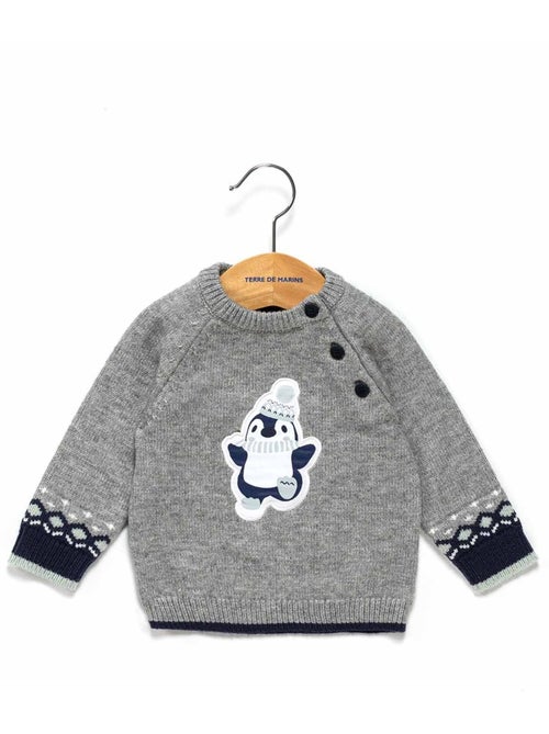 Pull de Noël - Terre de Marins - Kiabi