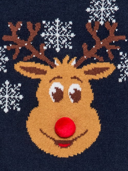Pull de Noël à col rond - Kiabi