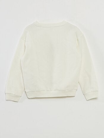 Pull de Noël à motif imprimé en coton