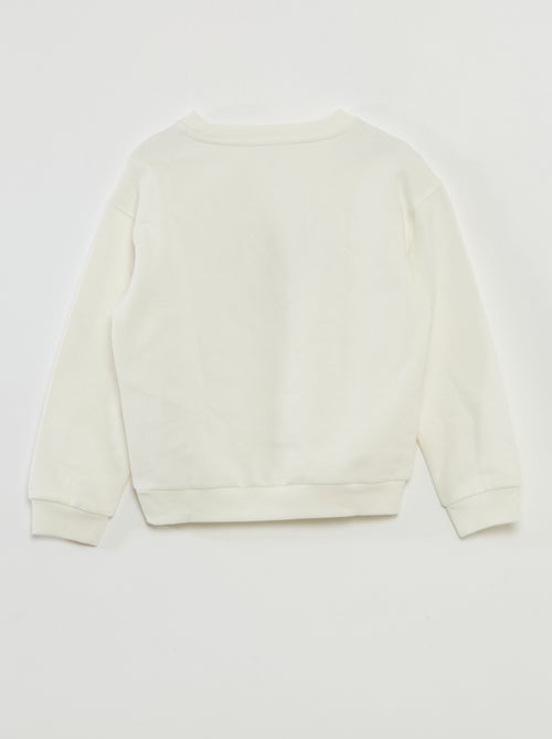 Pull de Noël à motif imprimé en coton - Kiabi